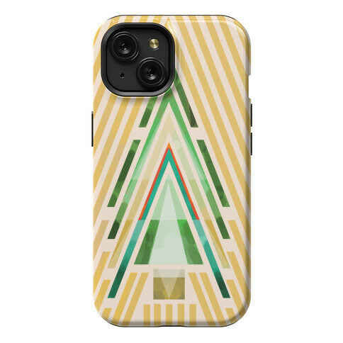 Geometric Summer Tree Phone Case